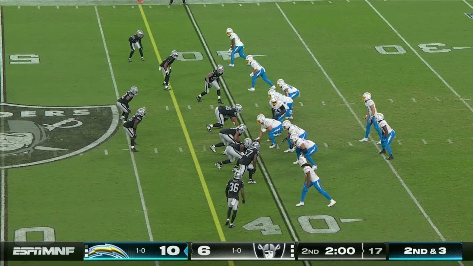 cover for Herbert finds Johnston in the end zone for a slick TD! 🔥 #NFLHighlights #Touchdown #Herbert #Football