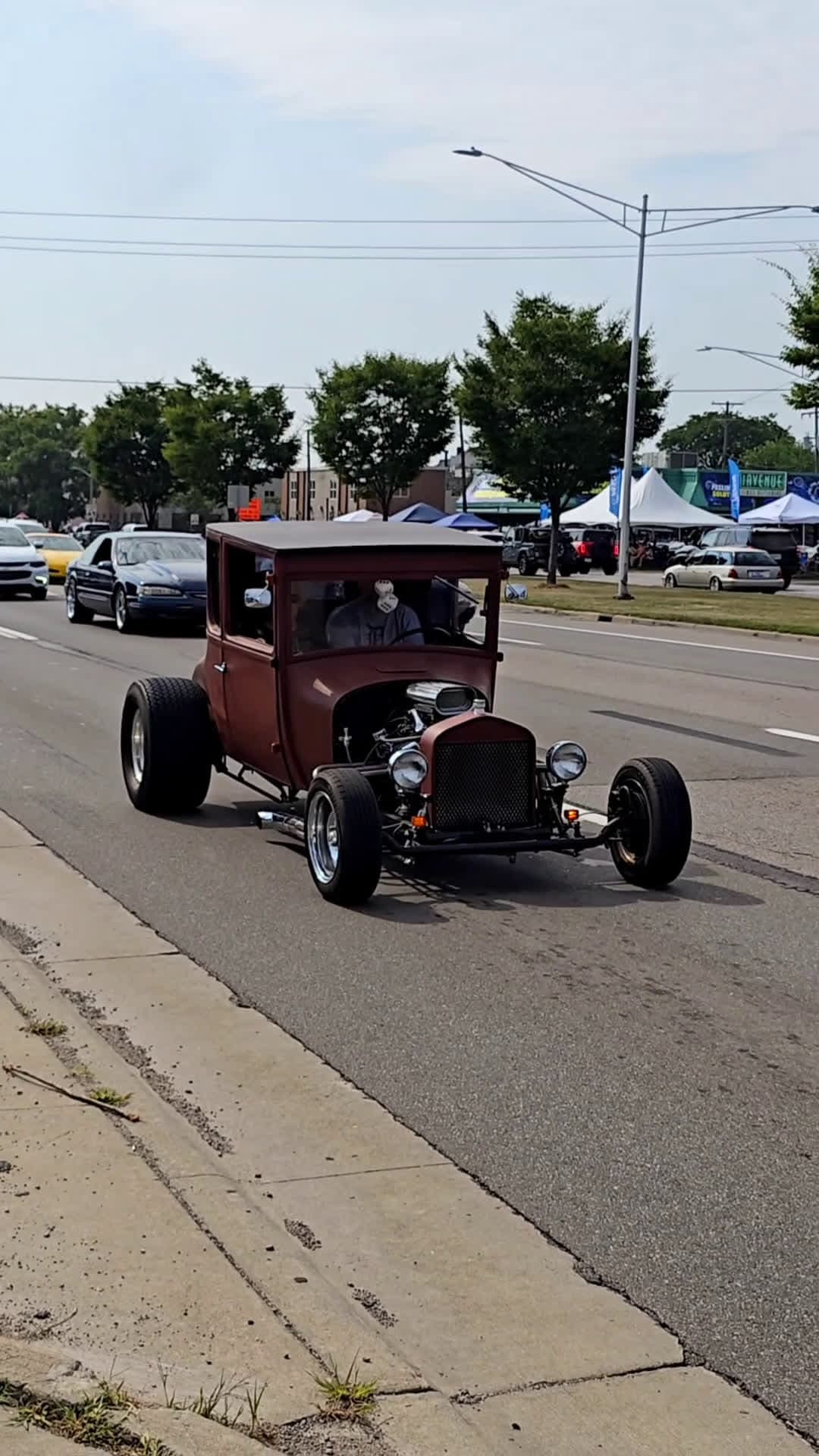 cover for Ford Model T Hot Rod Classic Car Drive By Engine Sound Woodward Dream Cruise 2025