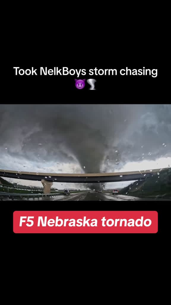 cover for Nelk Boys ride the wildest air cyclone yet—storm chasers in Nebraska 🌀 #nelkboys #stormchasers #nebraska #f5tornado