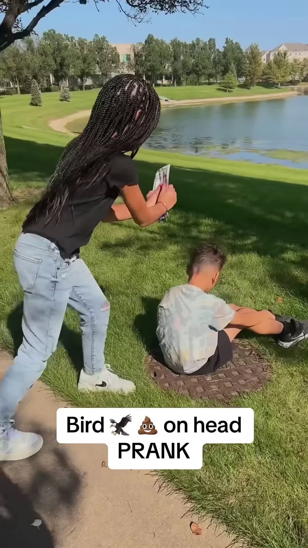 cover for FUNNIEST Bird On Head PRANK
