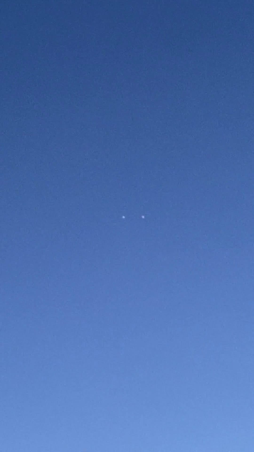 cover for Two glowing orbs spotted in the night sky — what could they be? 👀 #UFO #Mystery #SkyWatch