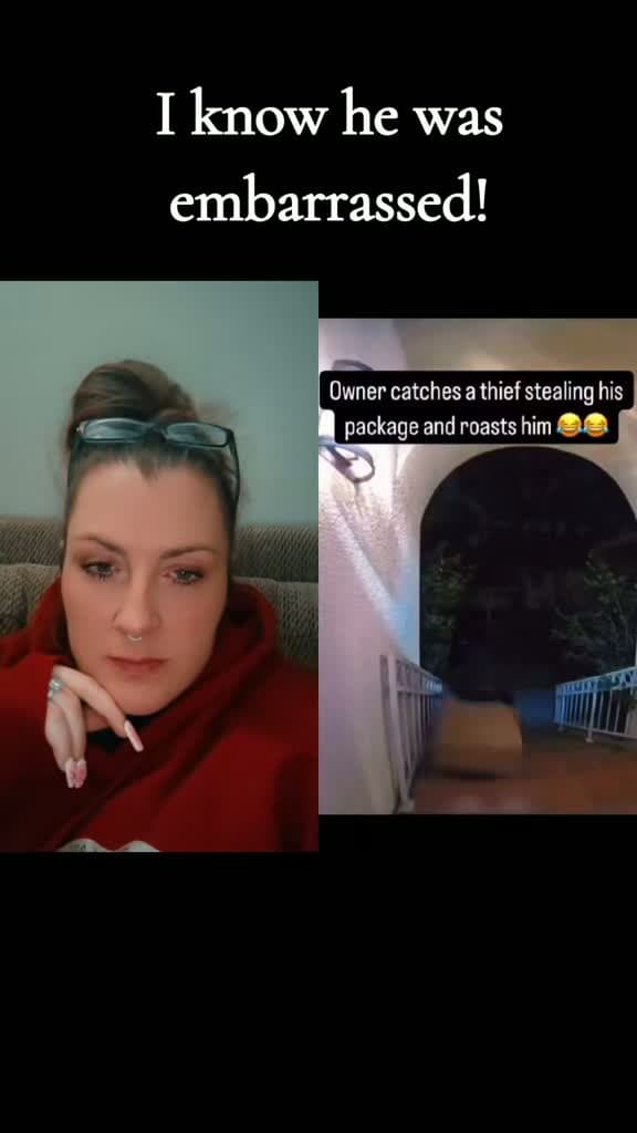 cover for Caught on ring camera: thief's hilarious reaction when owner shows up! 😂 #CaughtOffGuard #RingCamera #FunnyMoments