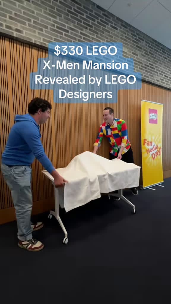 cover for First look at the $330 LEGO X-Men Mansion 76294 — insiders on Nov 1, public on Nov 4. Revealed at LEGO HQ during Fan Media Days 2024 🧱 #LEGO #LEGOMarvel #XMen #Wolverine #XMenMansion