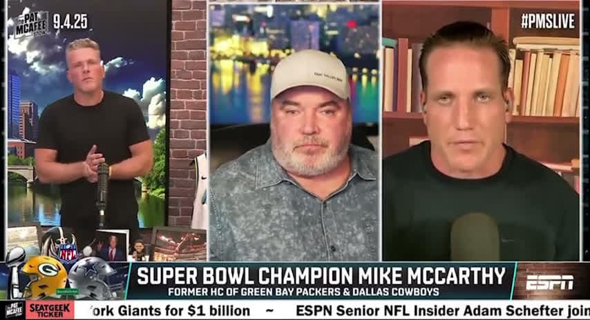 cover for Mike McCarthy opens up about Dak Prescott's future with the Cowboys 🏈 #MikeMcCarthy #DakPrescott #Cowboys #NFLTalk