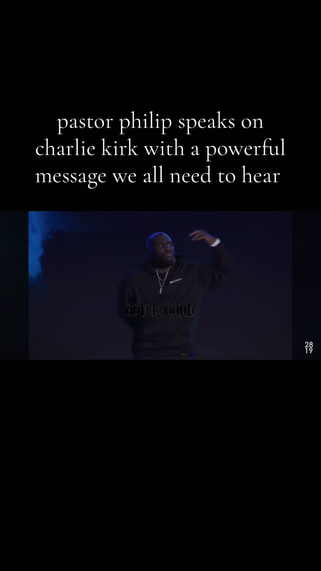 cover for You must here this powerful message on Charie kirk