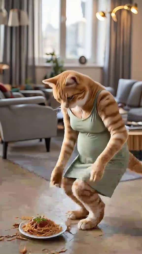 cover for Pregnant Mrs.Whiskers Gets Kicked Out By Her Pitbull Boyfriend!!!🙀🐾🐕  #cat #ai #dog #kitten #puppy #cute #boyfriend #girlfriend #sad #parents #pregnant #fyp #catsoftiktok  created by Meow Meow AI with Sienna Vale’s original sound