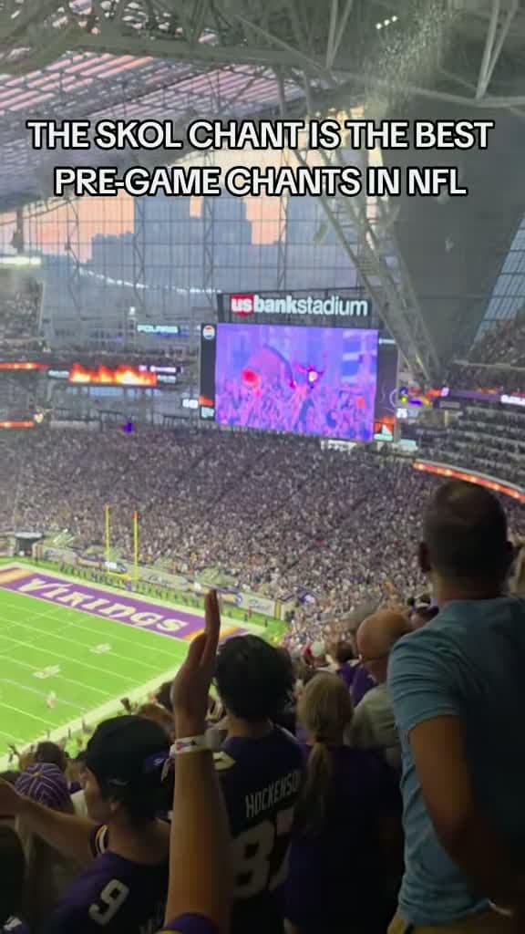 cover for The SKOL chant is the ultimate NFL pre-game hype! 🏈🔥 #Vikings #NFL #GameDay