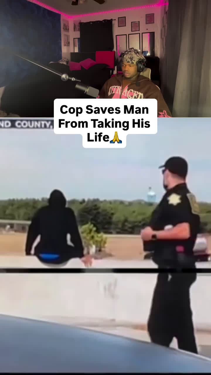 cover for #FirstVideoChallenge Cop Saves Man From Taking His Life.