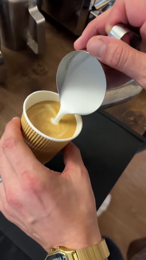 cover for Making the Cutest Bear Latte Art 🐻☕ #latteart #barista #tutorial