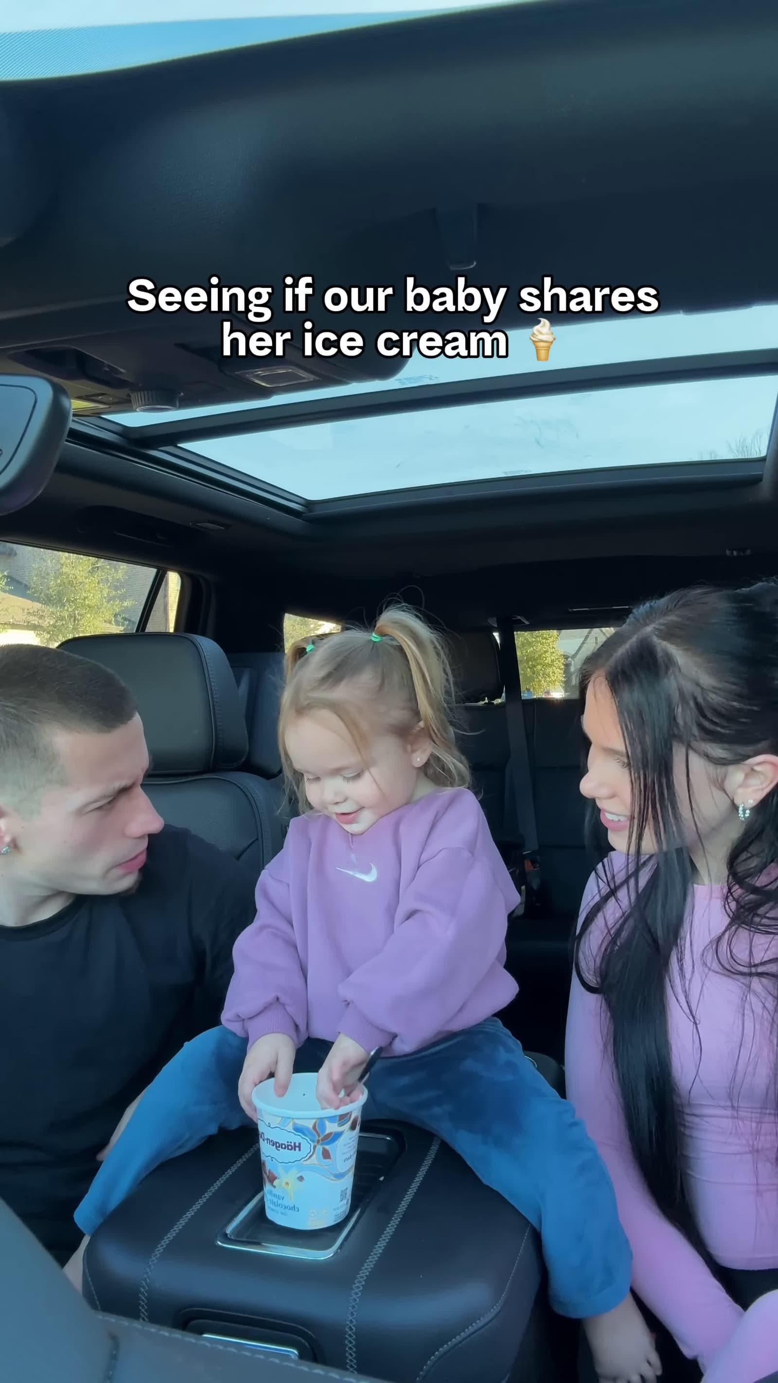 cover for Seeing if our baby shares her ice cream then this happens