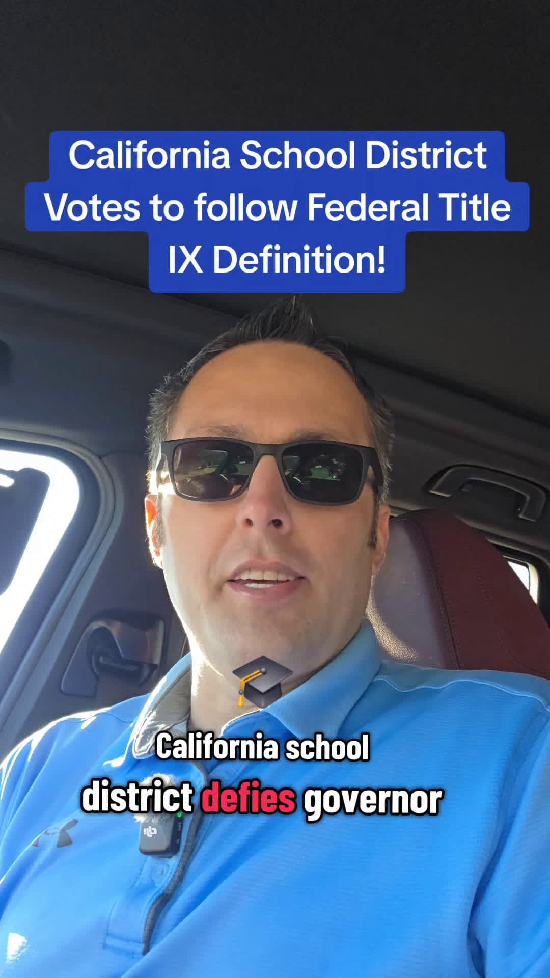 cover for Breaking News: Kern County School board in California votes to follow the federal government's definition of Title IX and defy Governor Gavin Newsom and state law.  #breakingnews  #california  #politics  #titleix 