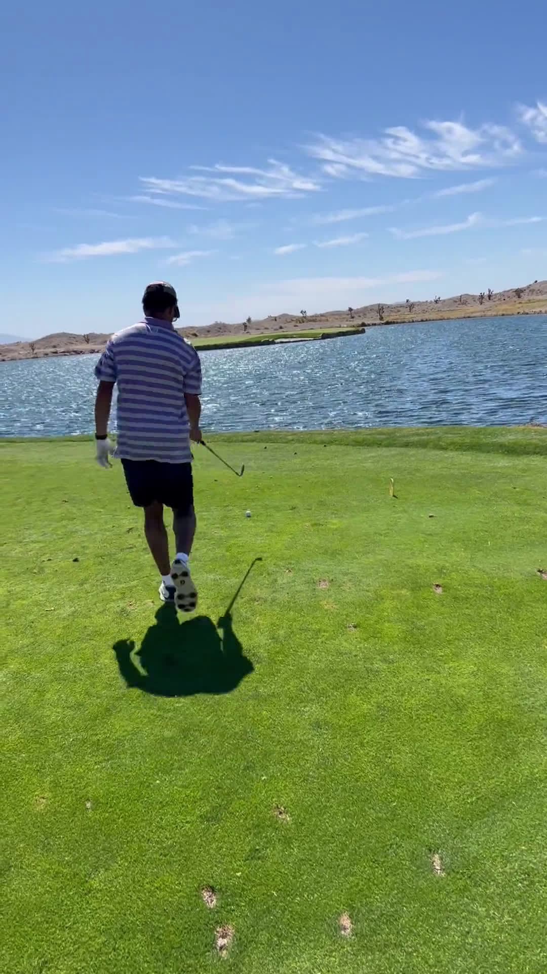 cover for Epic shot on Hole 15 at Paiute’s Wolf Course! 🏌️‍♂️ #GolfLife #CourseViews #PaiuteGolfResort
