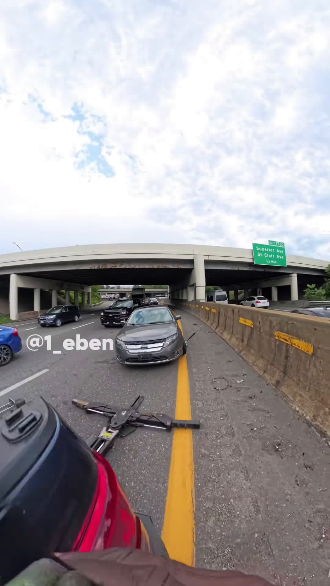 cover for Me and wife was getting on the freeway and notice traffic had started to rapidly jam. Then we noticed an elderly woman car had broke down in the most dangerous place in Cleveland “Dead man’s curve” I quickly analyz#TrueCrime