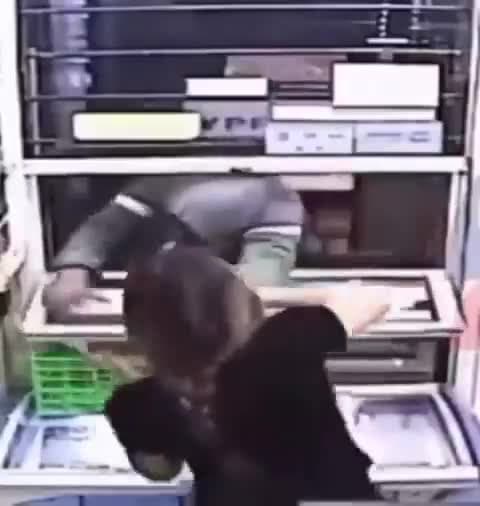 cover for A robber thought he was going to break in this restaurant, but a girl attacked back