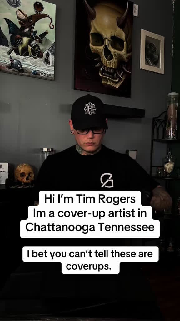 cover for Hate your tattoo? Watch these cover-up ideas that totally transform it 🔥 #tattoo #tattoocoverup #ink
