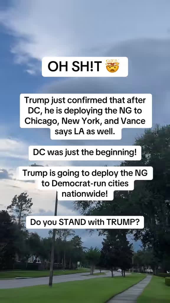 cover for Trump's bold federal enforcement plan sparks debate in DC and beyond. Do you support his stance? 🇺🇸 #MAGA #Trump #Conservative #Republican