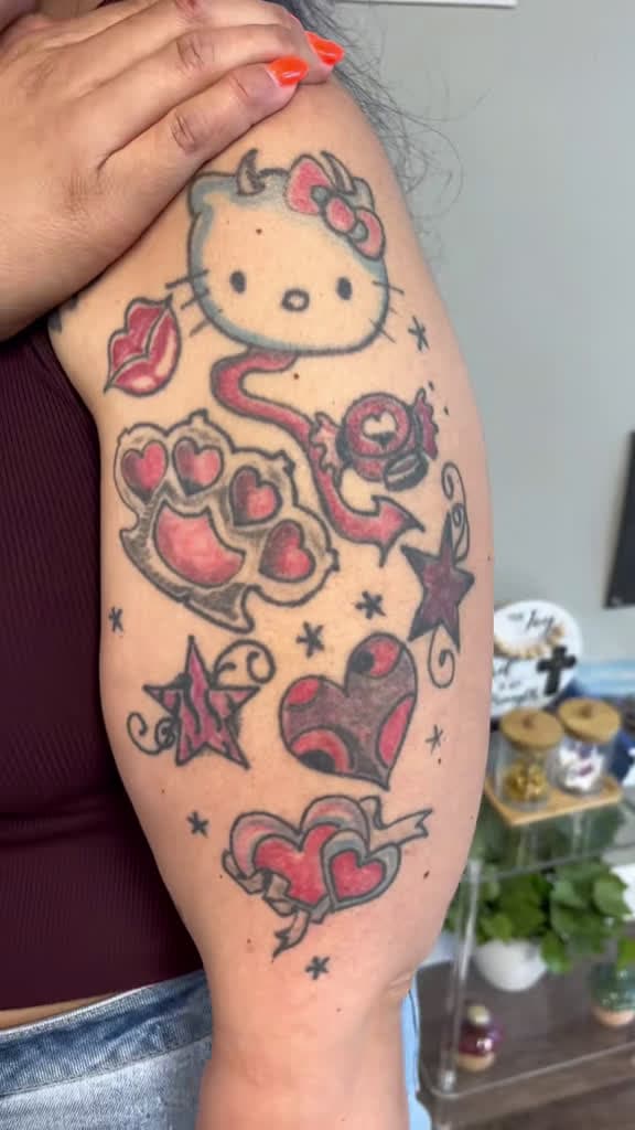 cover for Biggest tattoo cover-up challenge yet! 10 years GONE in under 3 hours 💪 #TattooCoverUp #ArtistChallenge #Transformation