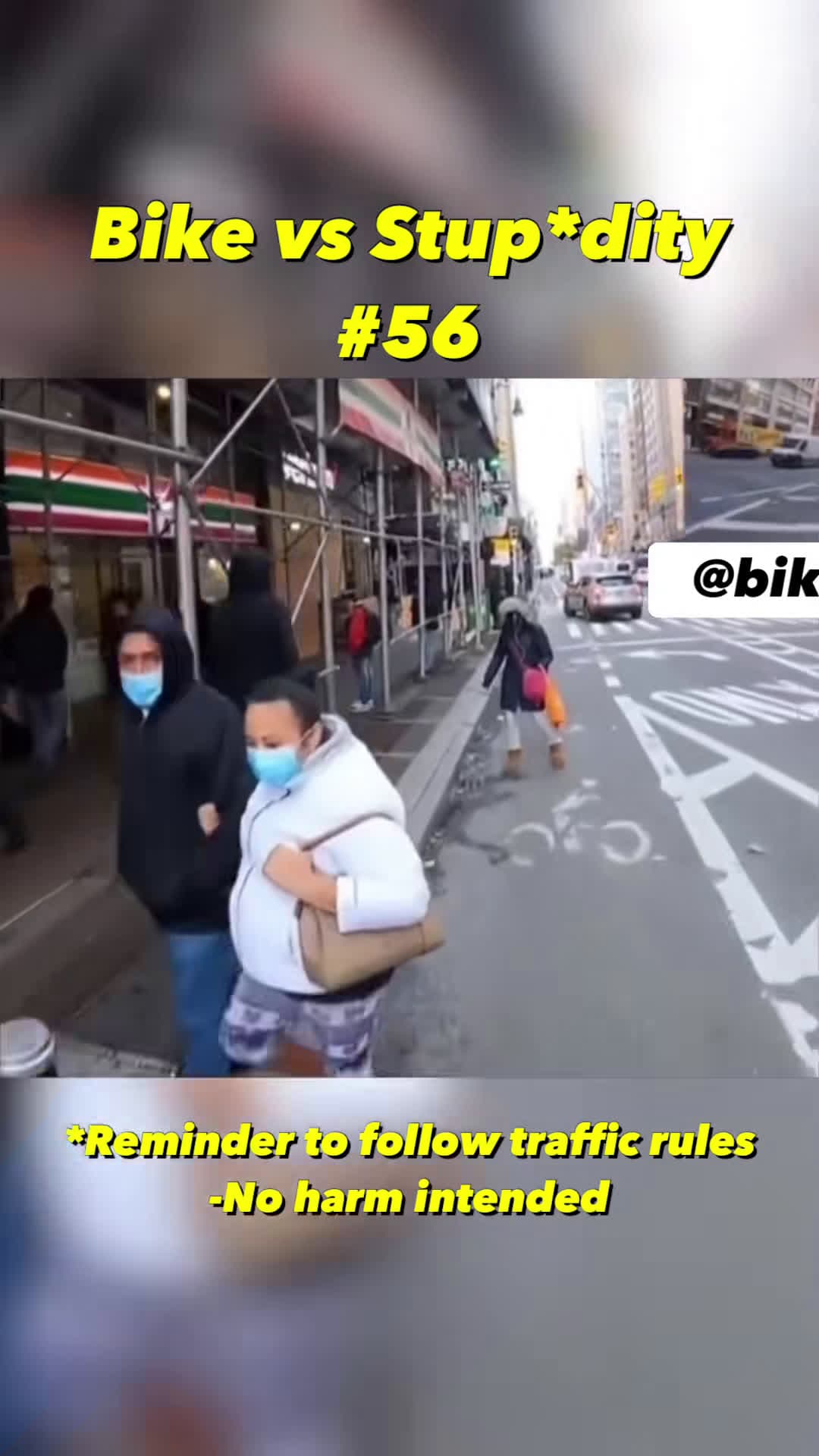 cover for HOW DO BIKE LANES WORK viral foryou nyc bikes biker