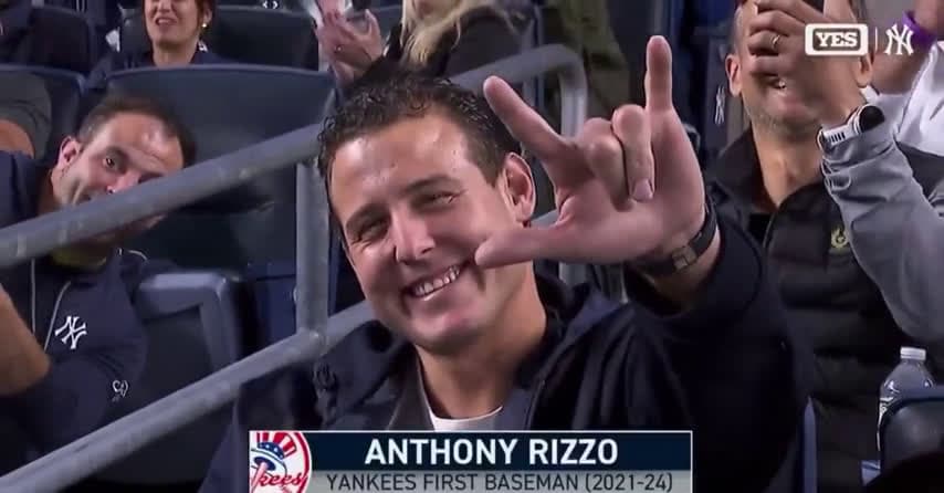 cover for Former Yankee Anthony Rizzo smashes a beer on camera at the Stadium! 🍺🔥 #AnthonyRizzo #Yankees #MLB #Baseball #EpicMoment