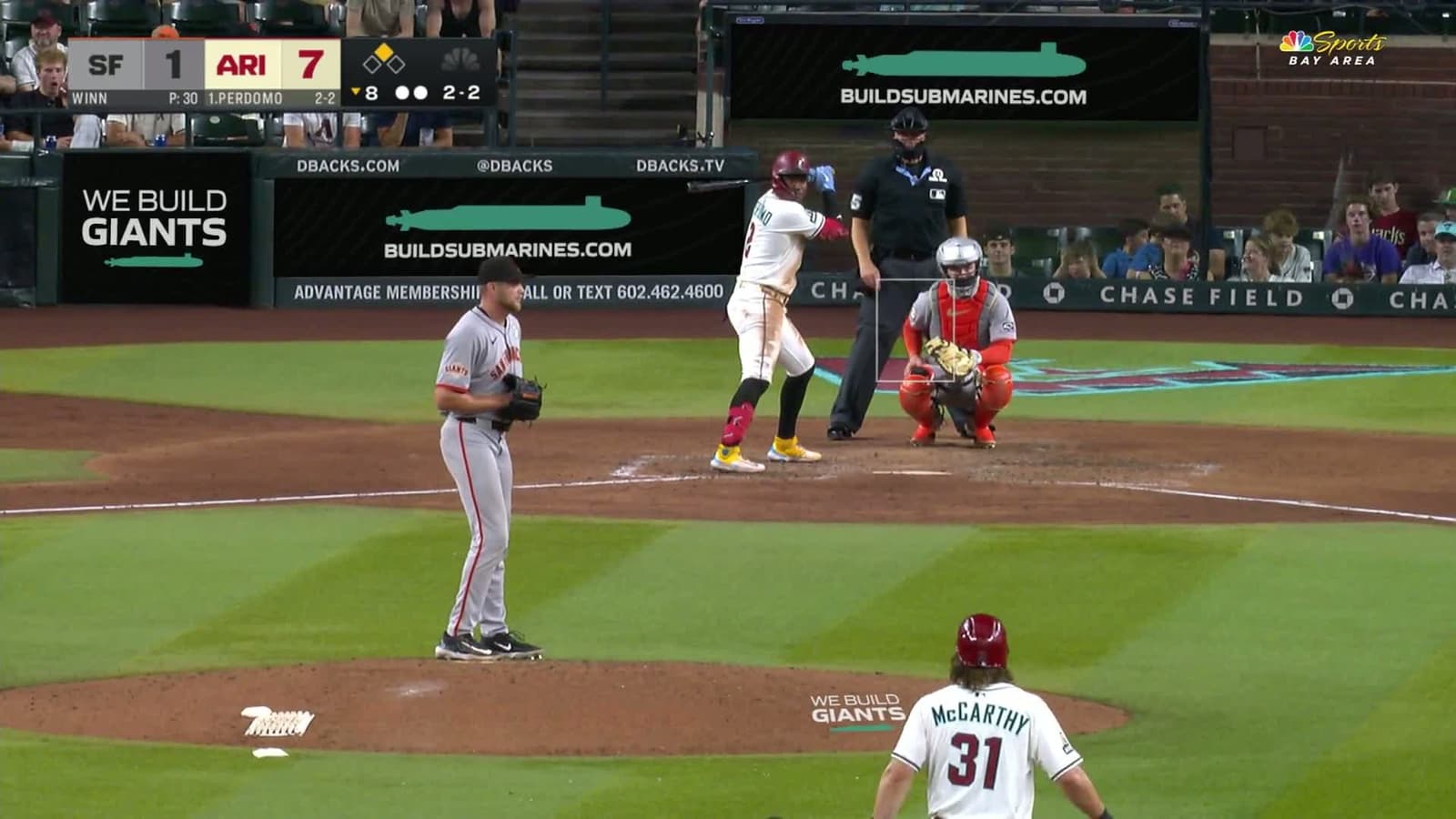 cover for MVP Geraldo Perdomo shines with 5-for-5 night, driving in runs and extending the lead! ⚾🔥 #MLBHighlights #DBacks #MVP #BaseballMagic