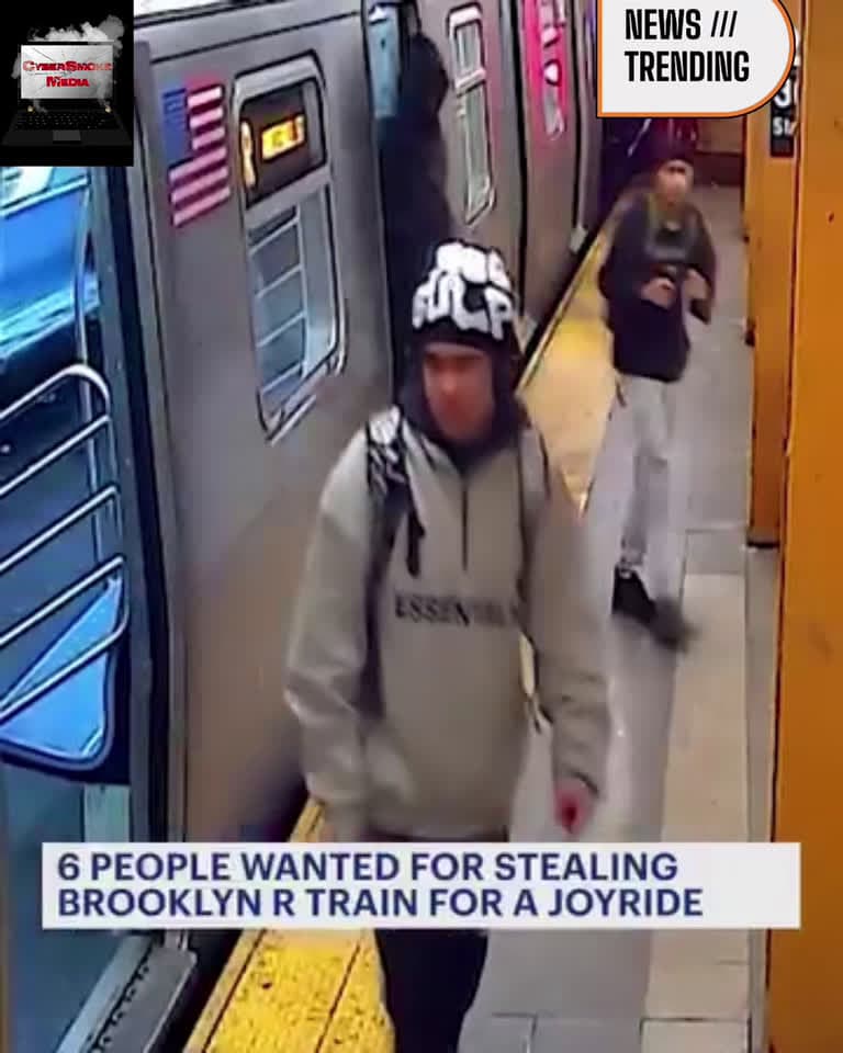 cover for They stole a train 🚊 in Brooklyn 🤨
