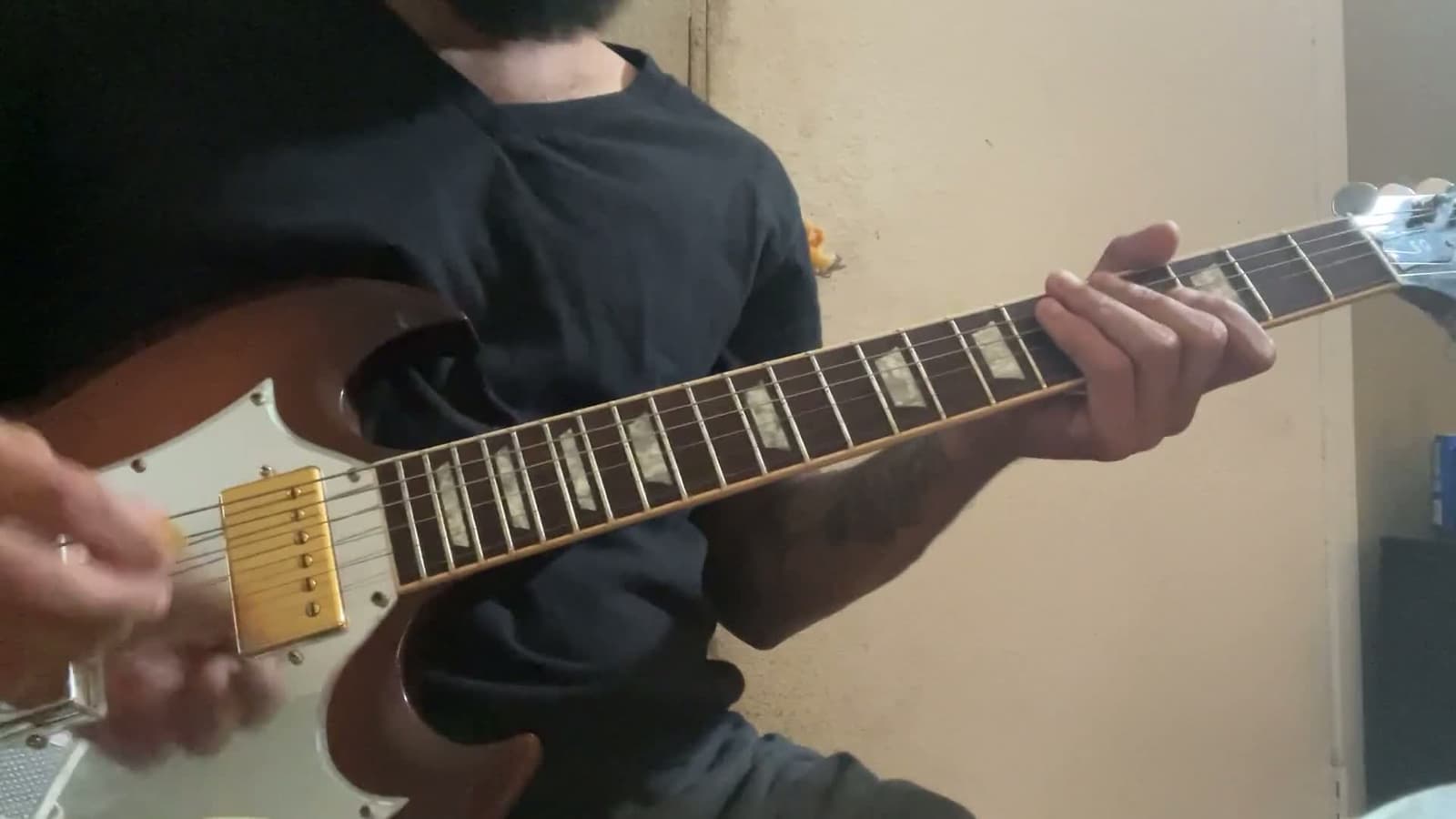 cover for Raw improv solo on Texas Flood — when I just let it all fly! 🎸🔥 #GuitarSolo #TexasFlood #BluesRock #Improv