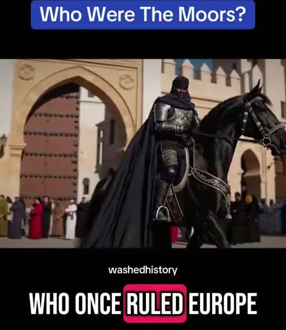cover for The Moors: The African Men Who Ruled In Europe  #africa #moors #spain #europe #tariq #historytime  created by Washed History with Washed History’s original sound