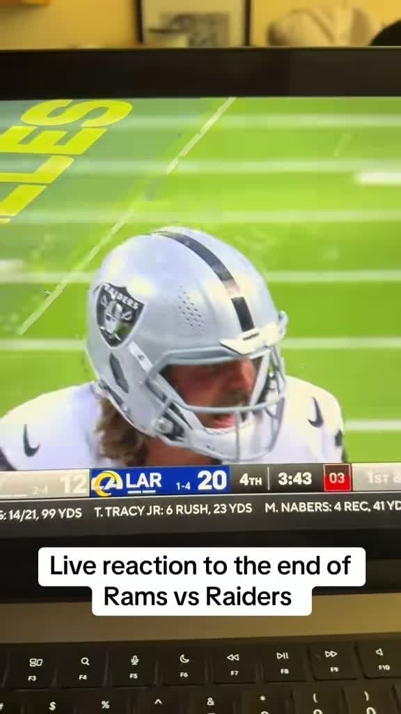 cover for AP usually means Advanced Placement... unless you're watching the NFL final drive! 🔥 #NFL #LosAngelesRams #LasVegasRaiders #GardnerMinshew #CooperKupp