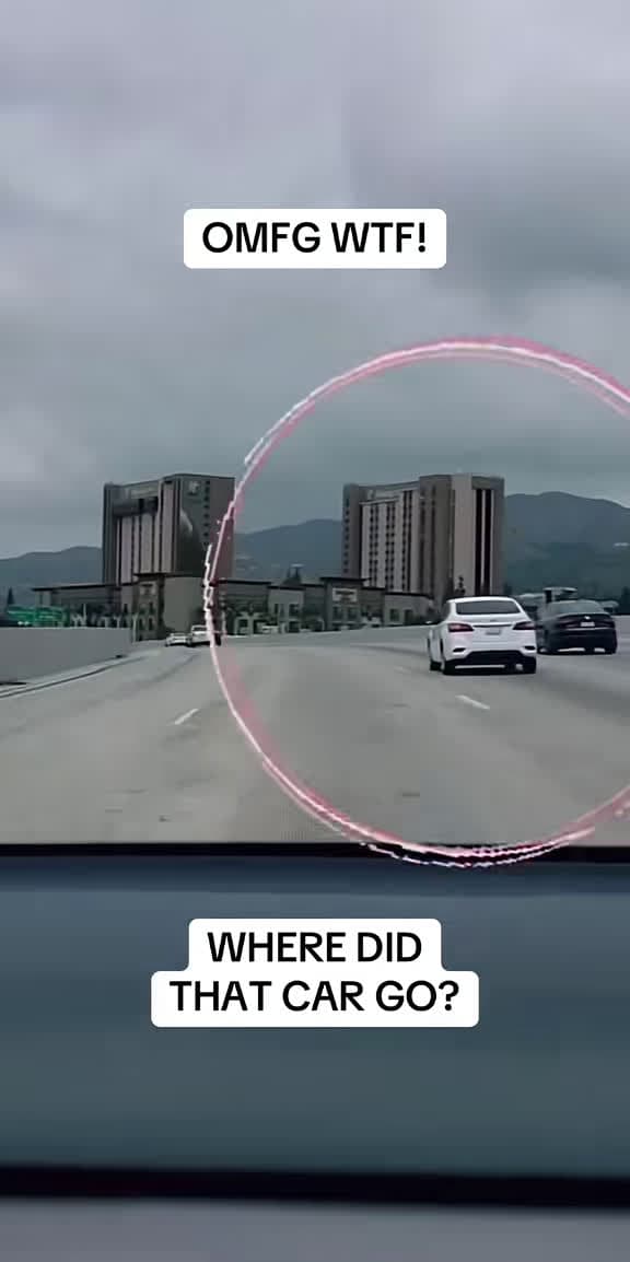 cover for Wait, where did that car just vanish?! 🚗✨ #glitch #vanish #matrix #fyp
