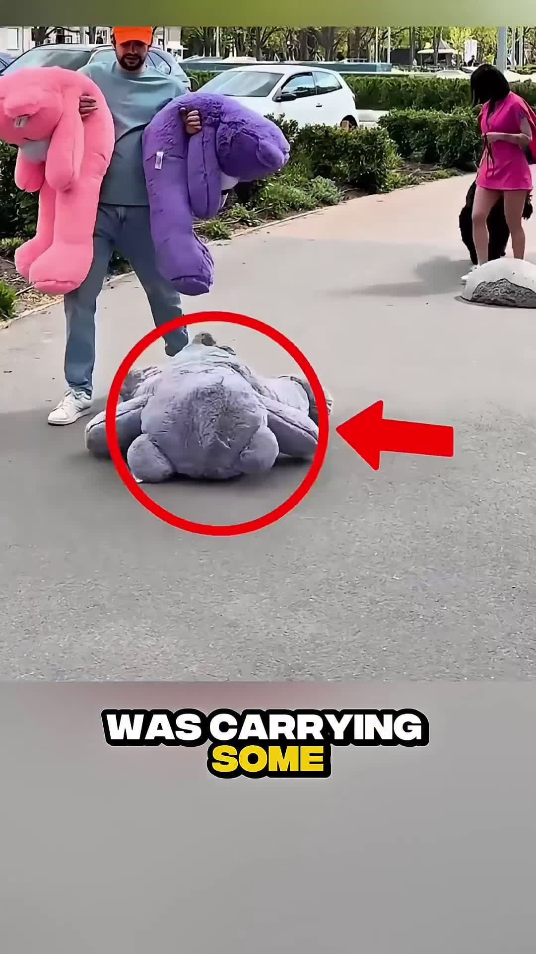cover for Man Drops Teddy Bear, Dog Helps, Sweet Gift Moment Melts Hearts #kindness