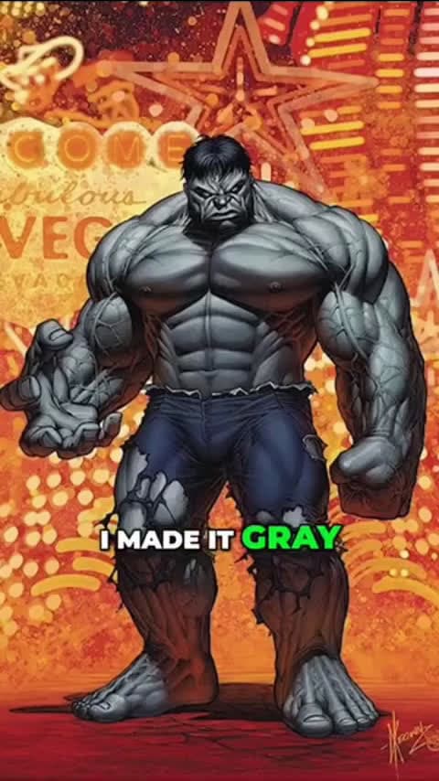 cover for #UnpopularOpinion The truth about Stan Lee originaly make Hulk grey