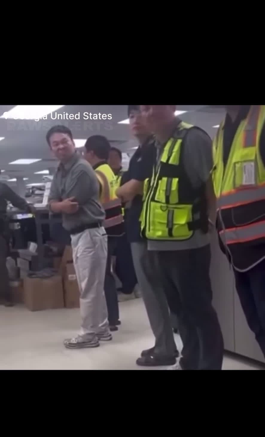 cover for 🚨#BREAKING: ICE officials just conducted the largest single operation in DHS history, arresting over 450 undocumented immigrants in a worksite raid at a Hyundai battery plant in Georgia.