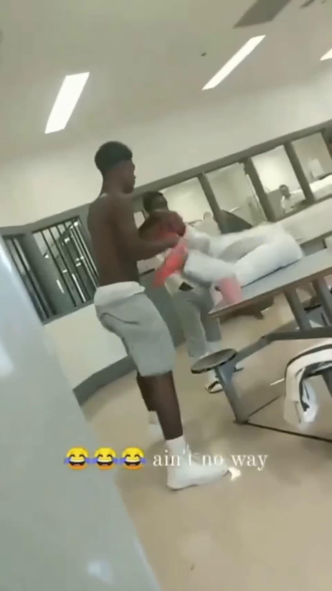 cover for Bro got knocked out 😳🥊 #prison  #fightcam #FirstVideoChallenge