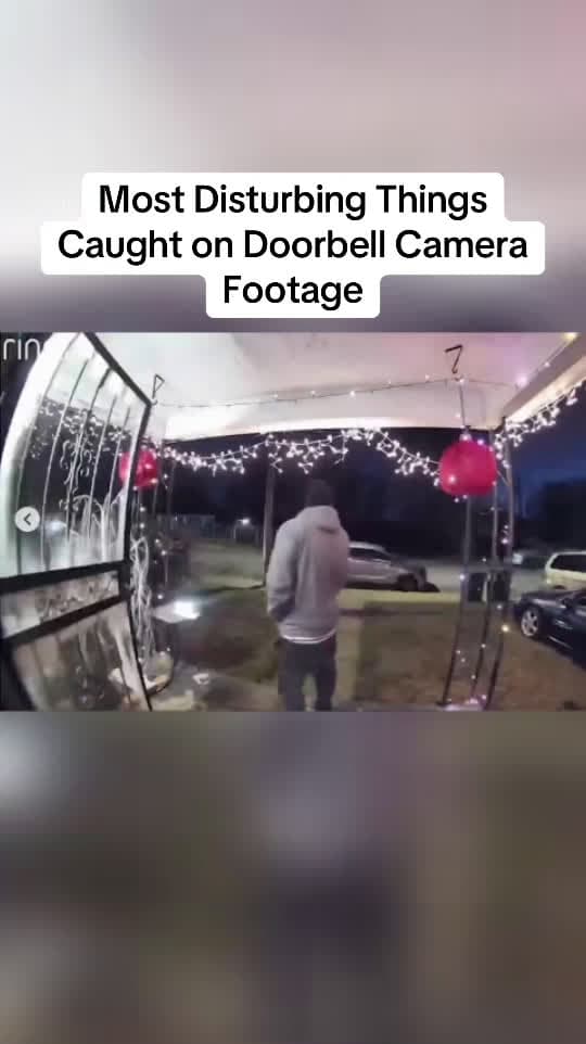 cover for Most Chilling Doorbell Camera Moments Caught on Tape 😱 #TrueCrime #Horror #Mystery