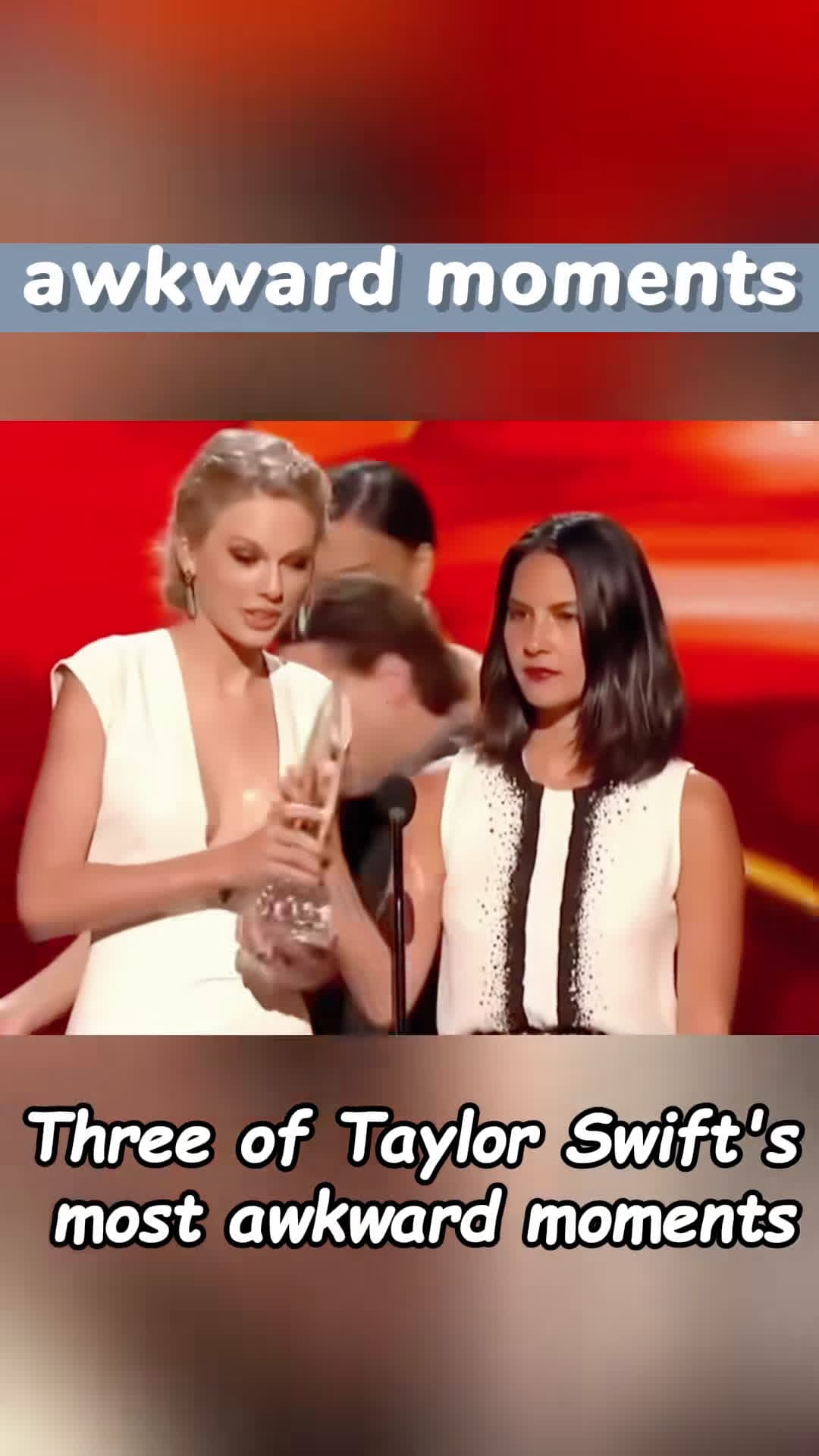 cover for #CaughtOnCamera Three of Taylor Swift's most awkward moments... #celebritygossip #celebrityinterview #celebrity #celeb #celebritynews #moments #respect #love #show #art #cute #movie #influencer #news #makeup #instadaily #star #likeforlikes #celebrityfashion #movies #celebrities #style #music #explore #foryoupage #fyp #viral 