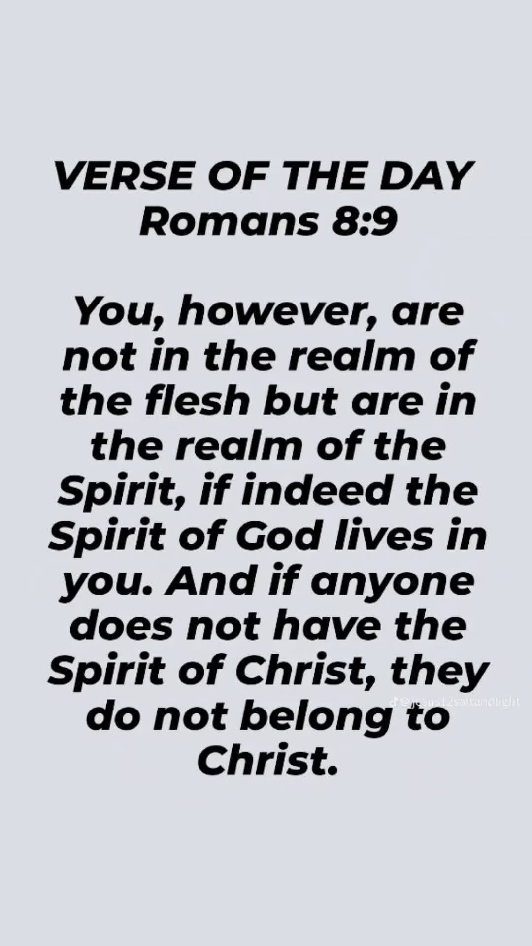 cover for It signifies that without the Spirit, one cannot be considered a true follower of Christ. 