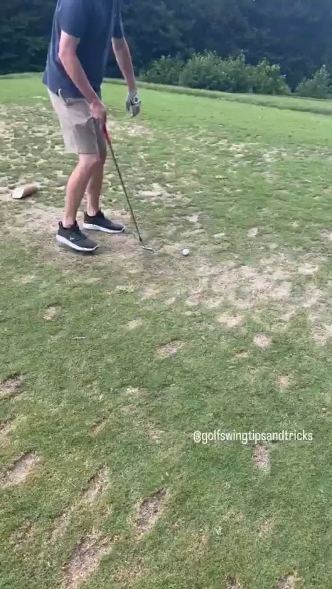 cover for Are you sticking your shot on the green with this going on in the background? 😂
