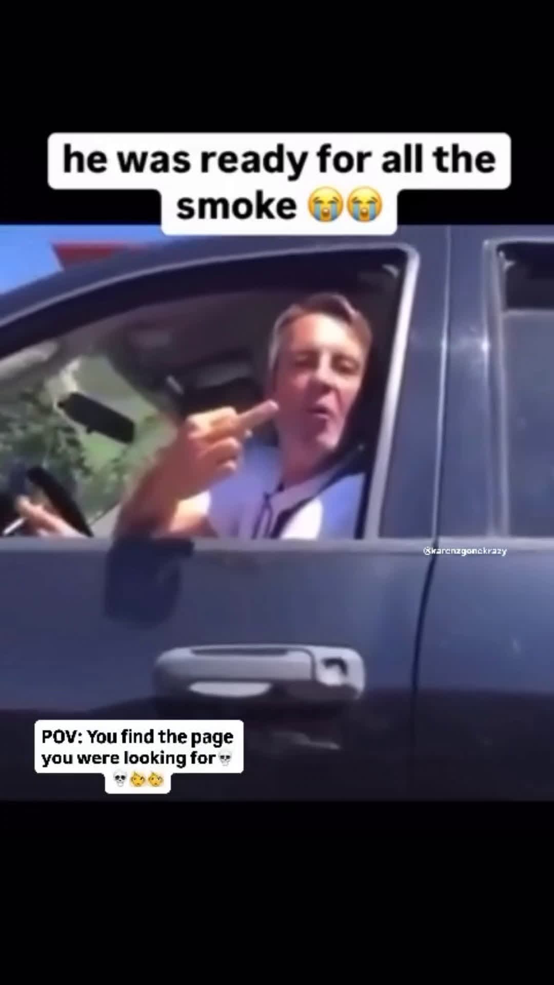 cover for KrAzy Male Karen catches couple in traffic💀💀👩‍🦳👩‍🦳   #PublicFreakout  #freak  #freakout  #cops  #police  #reels #fyp 