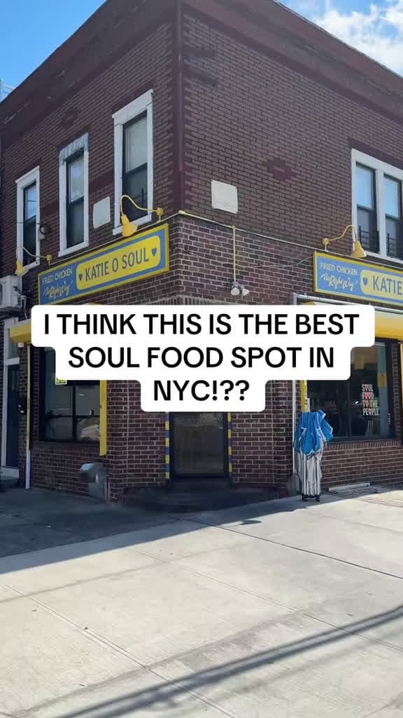 cover for Discovered Katie O’s in Brooklyn and the fried chicken blew my mind! 🍗🔥 #soulfood #BrooklynEats #friedchicken