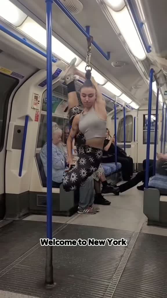 cover for Wild moments on the NYC subway you won’t believe! 🚇 #NYC #funny #subwaylife