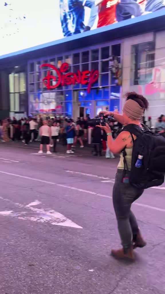 cover for Saturday night vibes in Times Square with an amazing model! 🌆✨ #TimesSquare #NYC #NightLife