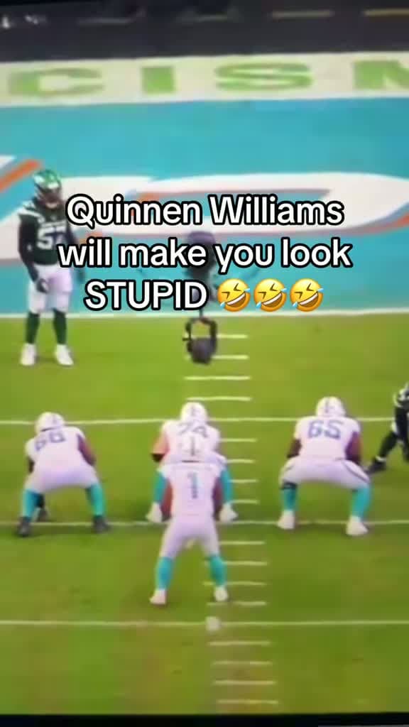 cover for Quinnen Williams embarrasses opponents on the field! 😳 #NFL #Jets #Football