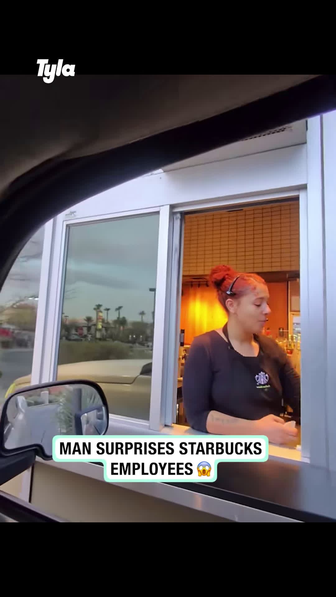 cover for The last girl was shook Contentbible starbucksdrivethru coffee christmas kind surprised