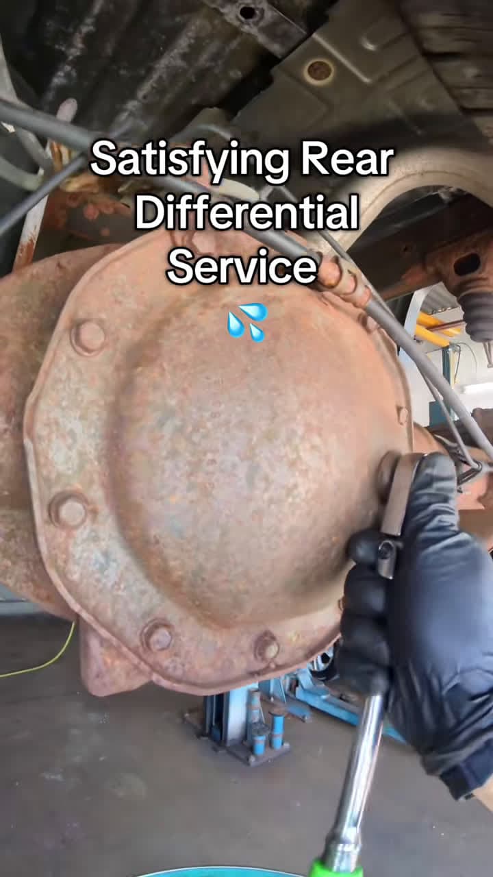 cover for Why does this oil look like chocolate milk? 🤢 #carrepair #mechanic #satisfying