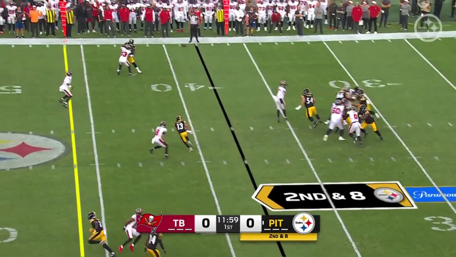 cover for Zyon McCollum intercepts Mason Rudolph to start the Steelers' opening drive 🏈 #NFL #Steelers #ZyonMcCollum #INT