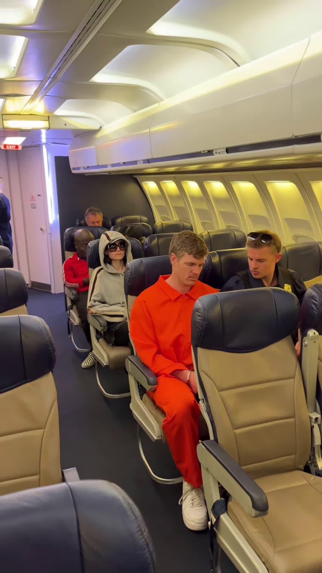 cover for Prisoners wife gives him the perfect disguise couplegoals couple family flight plane viralvideo