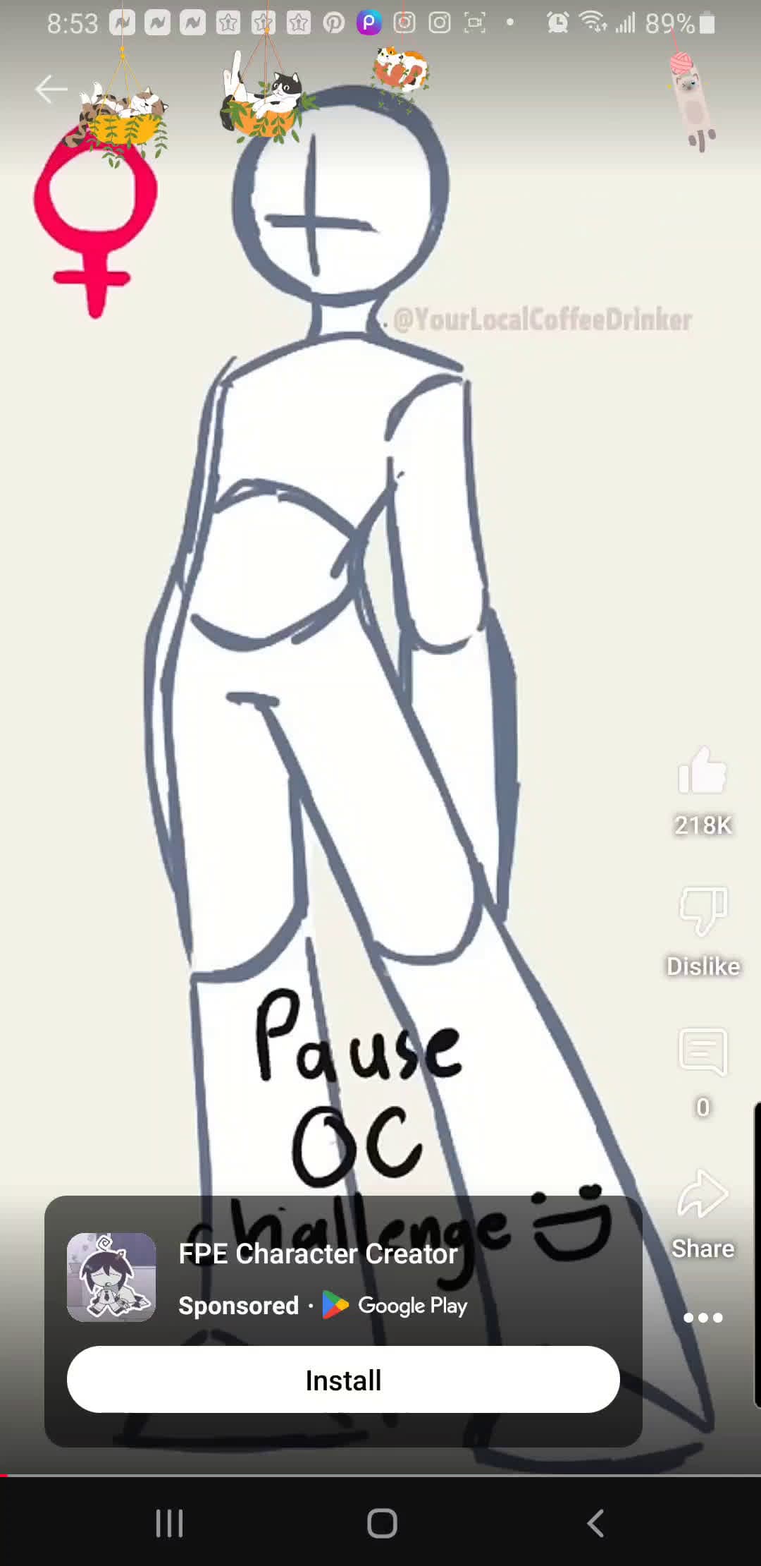 cover for Pause oc game!#pausegame#Oc