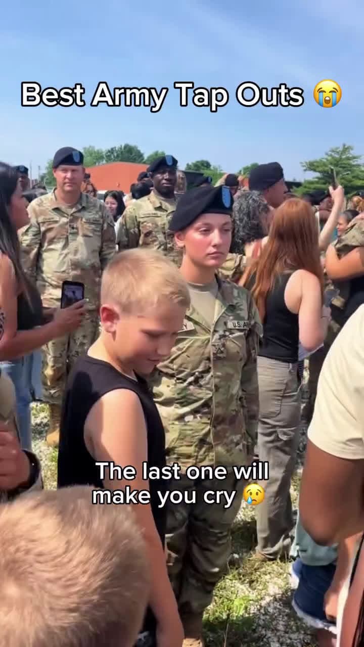 cover for Best Army Tap Outs #OddlySatisfying #CaughtOnCamera