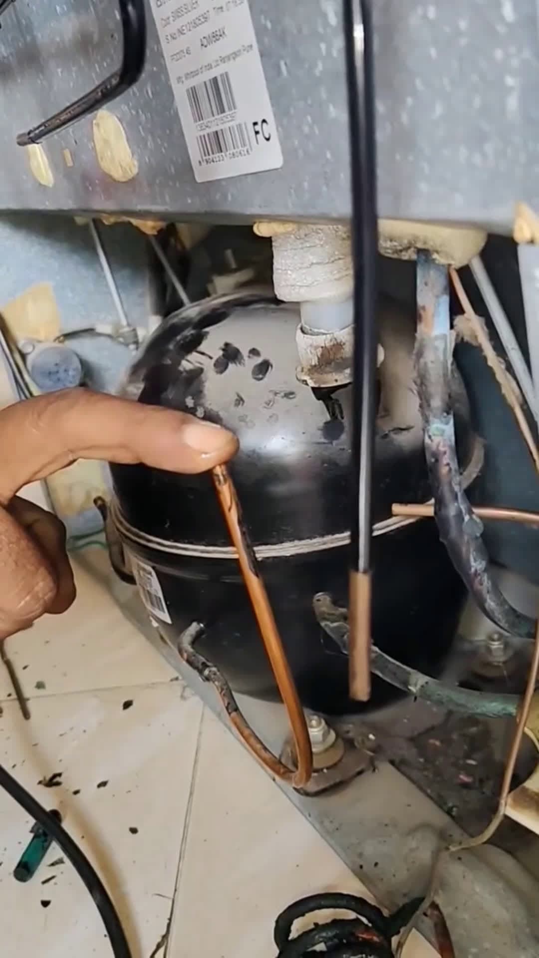 cover for #fridge #gas #pipe #welding #cool