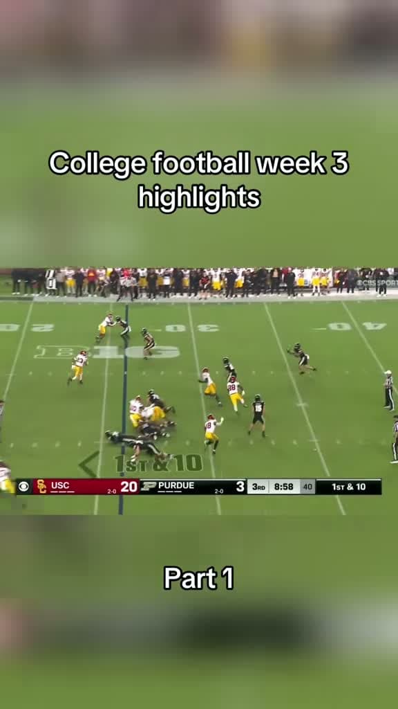 cover for Unmissable moments from Week 3 of college football! 🏈 #CollegeFootball #NCAA #SportsHighlights